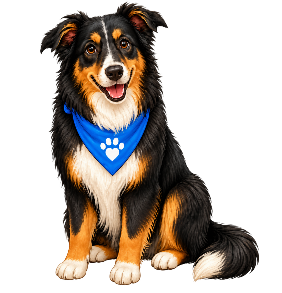 Hi, my name is Greeca, and I’m an Australian Shepherd.